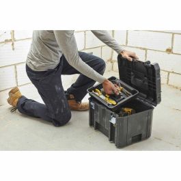 Stanley FMST1-71971 Maletín Tstak-Fatmax de gran volumen con portaherramientas, 23 l, 44 x 33,17 x 32,61 cm