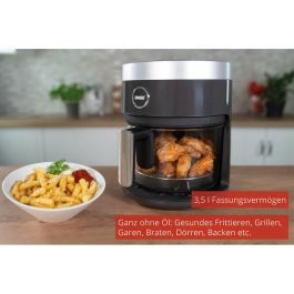UNOLD 58695 Freidora de Aire Caliente con Cristal