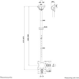 Soporte de Mesa para Pantalla Neomounts CL35-340BL12 50 kg 23"-42"