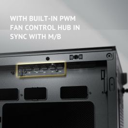 ANTEC FLUX SE Midi Tower para PC, Negro y Madera