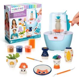 Canal Toys Taller de Cerámica Infantil con Torno de Alfarería Eléctrico, Arcilla, Pinturas y Herramientas para Niños +3 Años Canal Toys Taller de Cerámica Infantil con Torno de Alfarería Eléctrico, Arcilla, Pinturas y Herramientas para Niños +3 Años