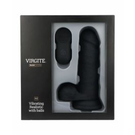 Consolador Realista Virgite R12 Negro 14,4 cm