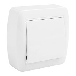 Solera Pulsador Superficie Blanco Serie Mural 10A 250V~ Embornamiento Tornillo Polipropileno 74x72x28 mm Precio: 4.49999968. SKU: B15MJMD8AV