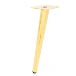 Q&Q Pata Metálica Onice para Muebles y Sofás - Material Metal, 300 mm de Altura, Acabado Oro Precio: 5.59000035. SKU: B1BZRK5TBV