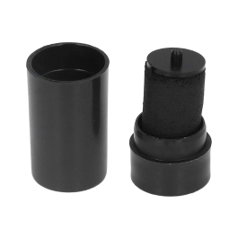 Q-connect KF00712 Rodillo entintador 20 mm tinta color negro para etiquetadora