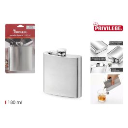 Botella Petaca de Acero Privilege 180 ml (12 Unidades) Botella Petaca de Acero Privilege 180 ml (12 Unidades)