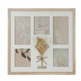 Marco de Fotos DKD Home Decor 39 x 1,2 x 33 cm Cristal Natural Shabby Chic Precio: 10.89. SKU: S3040837