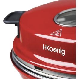 HKoeNIG NAPL350 - Horno para pizza Napoletana - Hasta 350 ° C - 32cm - 1200W - Temporizador - Placa vitrocerámica de piedra HKoeNIG NAPL350 - Horno para pizza Napoletana - Hasta 350 ° C - 32cm - 1200W - Temporizador - Placa vitrocerámica de piedra