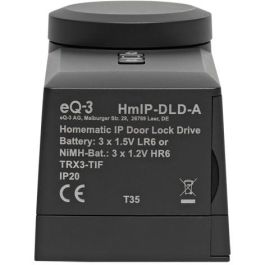 eQ-3 Homematic IP Cerradura Inteligente Puerta DLD-A Antracita Sin Llave Mando a Distancia IP20 AA