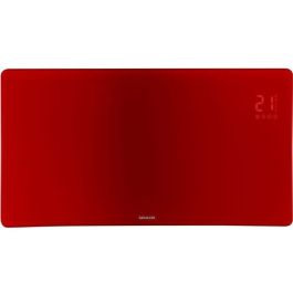 Radiador de cristal Wi-Fi inteligente - SENCOR - SCF 4742RD - 2400 W - 2 niveles - Termostato - Rojo