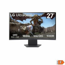 LG Pantalla para PC 27" QHD 180Hz 1ms IPS Curva Negro 27GS60QC