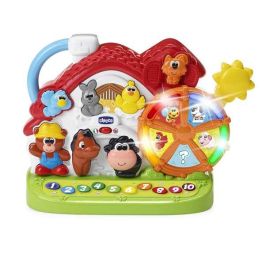 Granja sonora con luces y sonidos ¡enseña numeros, colores y nombres! 32x26x13,5 cm (bilingüe)