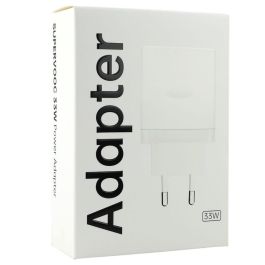 Oppo VCB3HAEH Cargador de Pared SuperVooc 33W USB-A Blanco para Carga Rápida de Dispositivos