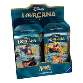 Ravensburger Juego Cartas Disney Lorcana TCG Azurite - Mazo de Inicio con 60 Cartas, Foil, Contadores y Reglas