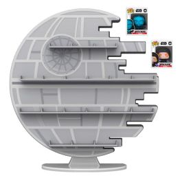 FUNKO Display Bitty POP! Star Wars Estrella de la Muerte con Emperador Palpatine y Darth Vader (electrificado) y capacidad para 20 figuras