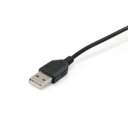 Conceptronic Auriculares Estéreo con Micrófono Flexible USB Rojo - Cable 2m para Llamadas/Música/Videoconferencias