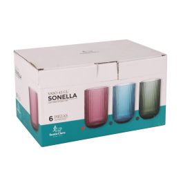 Vaso Alto Sonella 430 cc Verde - Santa Clara (36 Unidades)