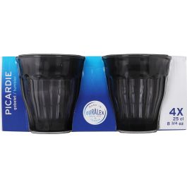 Duralex Set de 4 Vasos Picardie 25 cl Gris (12 Cajas)