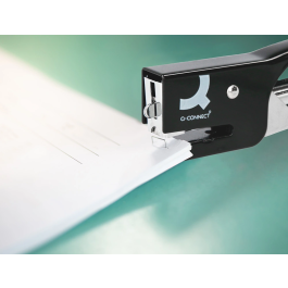 Q-connect Grapadora Tenaza KF22340 Metálica Color Negro Capacidad 12 Hojas Usa Grapas Número 10