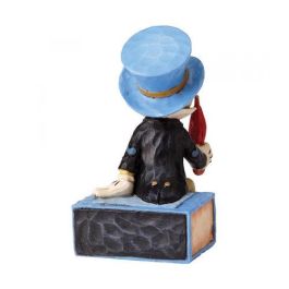 Enesco Figura Disney Pepito Grillo Mini 7 cm Hecha a Mano de Resina de Piedra