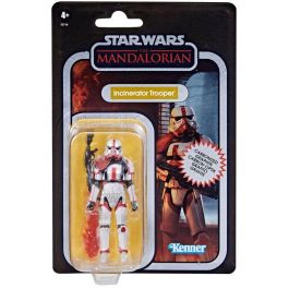 HASBRO Star Wars The Mandalorian Incinerator Trooper Carbonized Collection Figura Articulada 10cm con Accesorios