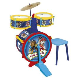 Bateria sencilla paw patrol con banqueta 55x36x38 cm Bateria sencilla paw patrol con banqueta 55x36x38 cm