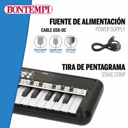 Teclado 37 Teclas Bontempi 42 x 4 x 15 cm (6 Unidades) Teclado 37 Teclas Bontempi 42 x 4 x 15 cm (6 Unidades)