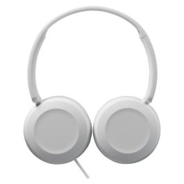 JVC Auriculares Diadema Plegable HA-S31M-A-E con Micrófono Integrado y Jack 3.5mm Color Blanco