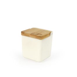 Dispensador de sal con tapa de bambú Quttin - Inde (18 Unidades) Dispensador de sal con tapa de bambú Quttin - Inde (18 Unidades)