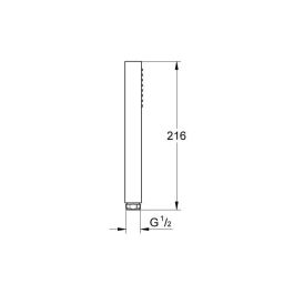Teleducha de 1 chorro - 9,5 l - GROHE Teleducha de 1 chorro - 9,5 l - GROHE