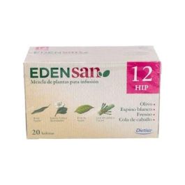 Dietisa Edensan 12 Hip Hiperten.Inf.20Un - Infusión para el control de la tensión arterial con Oliva y Espino Blanco Precio: 6.5000001. SKU: B1DVMR45XV