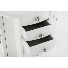 DKD Home Decor Joyero Romantico Blanco 18 x 23 x 26 cm