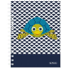 Herlitz 50039180 Cuaderno espiral A5 Cute Animals Turtle, 100 hojas, papel cuadriculado, 70 g/m², cubierta de papel Precio: 18.49999976. SKU: B19Y3YF65C