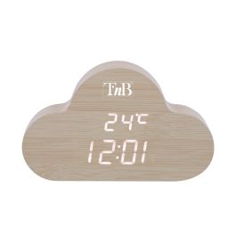 TNB JOY - Reloj LED con 3 alarmas en la nube - efecto madera Precio: 24.69000039. SKU: B1BT9J2TKF