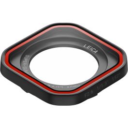 Insta360 Ace Pro 2 Lens Guard. Protector de objetivos de cámara resistente a rayones. Negro, Rojo, Transparente. Vidrio/Metal/Plástico