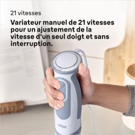 Licuadora - BRAUN - MQ5207WH - 1000 W - 600 ml - Gris/Blanco Licuadora - BRAUN - MQ5207WH - 1000 W - 600 ml - Gris/Blanco