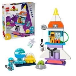 LEGO 10422 DUPLO Aventura en el Transbordador Espacial 3 en 1, Juguete de Construcción de Cohetes, Juego Educativo Precio: 75.49999974. SKU: B1BRHGB7QZ