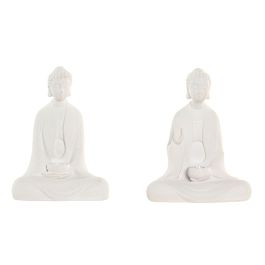 DKD Home Decor Decoración Luminosa Oriental LED Buda Resina Blanco 8 x 15.5 x 12.5 cm (4 Unidades) Precio: 32.49999984. SKU: B1JHCWT9SV