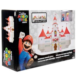 JAKKS PACIFIC Playset Castillo del Reino Champiñón + 2 figuras de la película Super Mario Bros