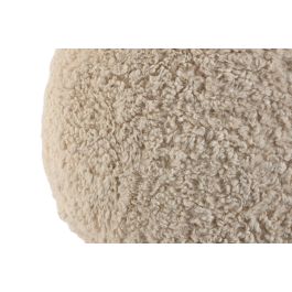 DKD Home Decor Cojín Suelo Boho Crudo Bucle 1c24 50 x 50 x 40 cm