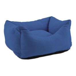 Nayeco Cuna para Perro Modelo Cuadrado Lavable a Máquina 59 x 50 x 20 cm Disponible en Rojo o Azul