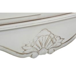 DKD Home Decor Librería Tradicional Versalles3 de Madera Abeto Blanca con 4 estantes y 1 cajón 85x35x180 cm