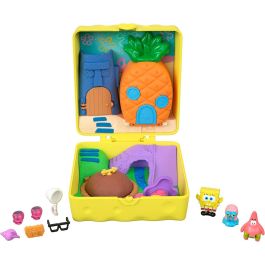 Mattel Cofre Bob Esponja Polly Pocket Jkc84, 7 Accesorios, +4 Años