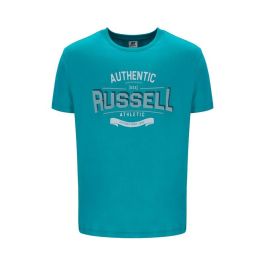 Camiseta de Manga Corta Hombre Russell Athletic A30081-L6 146 Aguamarina (M)