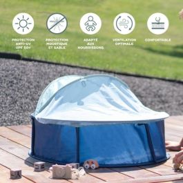 Babymoov Babyni Mariniere, Zona de Juegos Portátil Anti-UV SPF 50+ y Cuna de Viaje Plegable Pop-Up 2 en 1 desde Nacimiento con Mosquitera