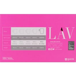 Lav Set 6 Mugs Apilables Cozy 360 Cc (4 Cajas)