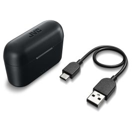 JVC HA-A3T-B-U Auriculares TWS In Ear Negro con 22h de Batería y Carga Rápida