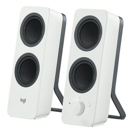 Logitech Z207 Altavoces Estéreo 2.0 con Bluetooth Blanco, Conexión Auxiliar 3.5mm, 5W RMS, Fácil Cambio entre Dispositivos, para PC, Portátil, Smartphone - Ref. 980-001292