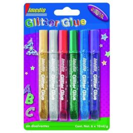 Imedio Pegamento Glitter Glue para Manualidades 10ml, Blister 6 Unidades Colores Surtidos, Lavable, Sin Disolventes Precio: 4.68999993. SKU: B19J6KQ48S