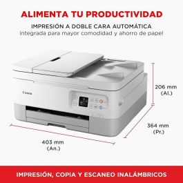 Canon PIXMA TS7451i Impresora Multifunción Inyección Tinta Color WiFi Dúplex A4 Blanco 4800x1200 DPI
